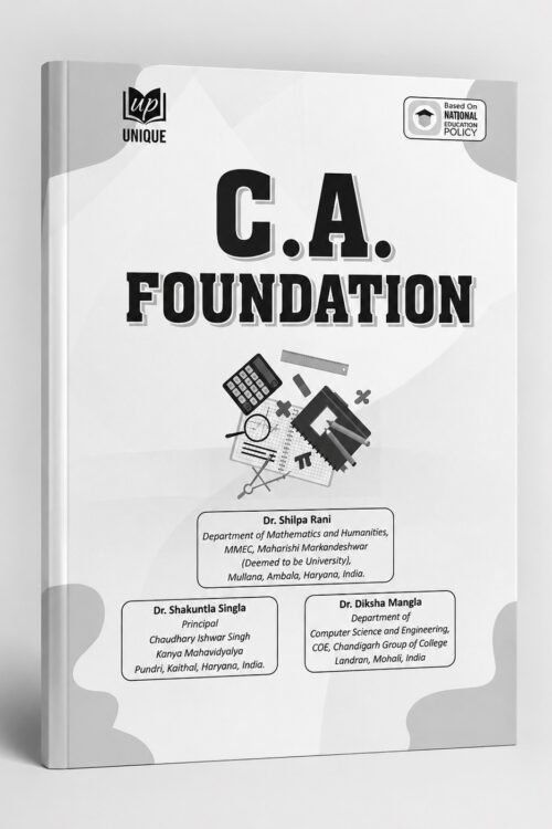 C.A. Foundation Book | Chartered Accountancy Foundation Exam Preparation | Latest NEP Edition
