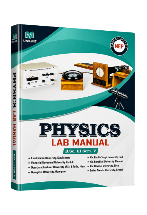 Physics Lab Manual B.Sc. III Semester V | NEP Practical Manual