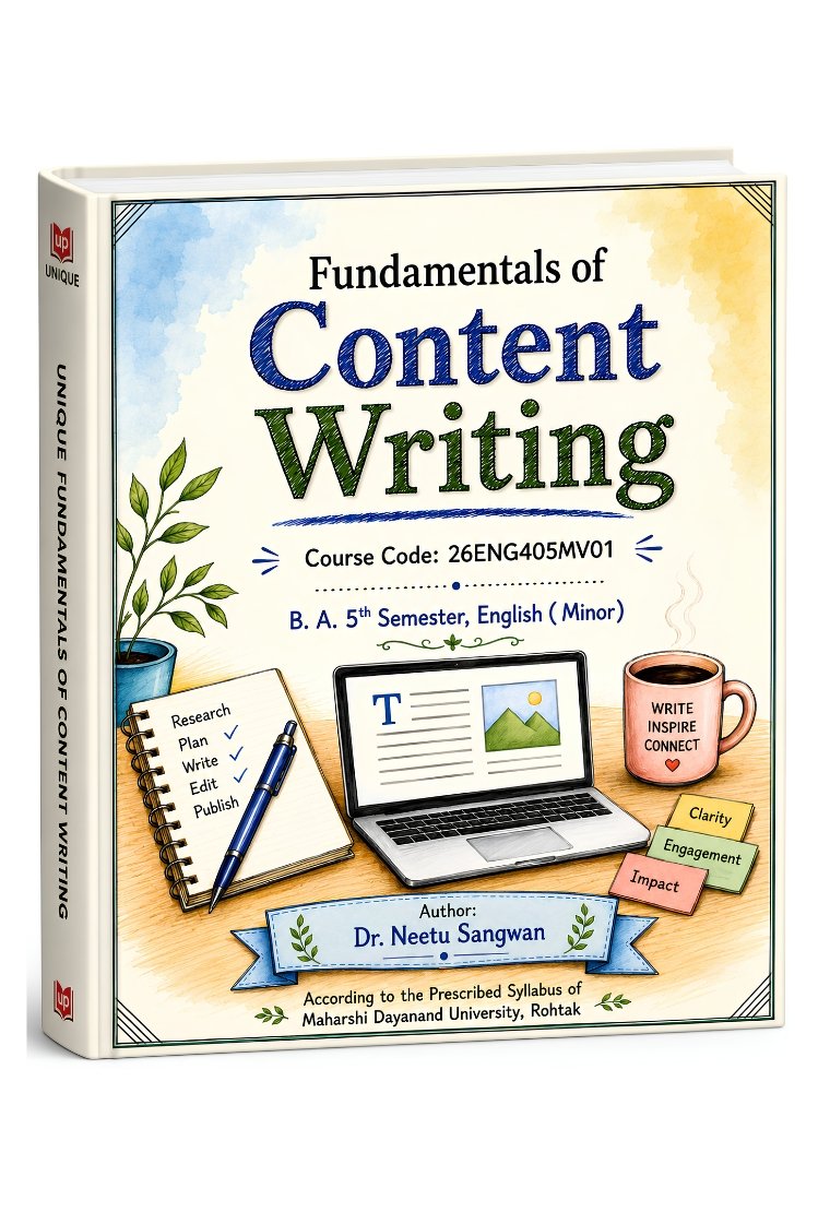 Fundamentals of Content Writing – B.A. 5th Semester English (Minor)
