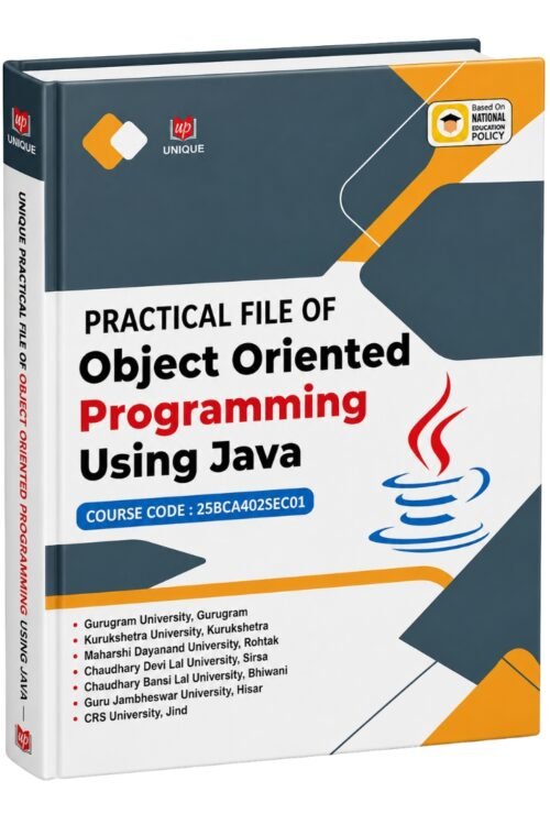 Practical File of Object Oriented Programming Using Java